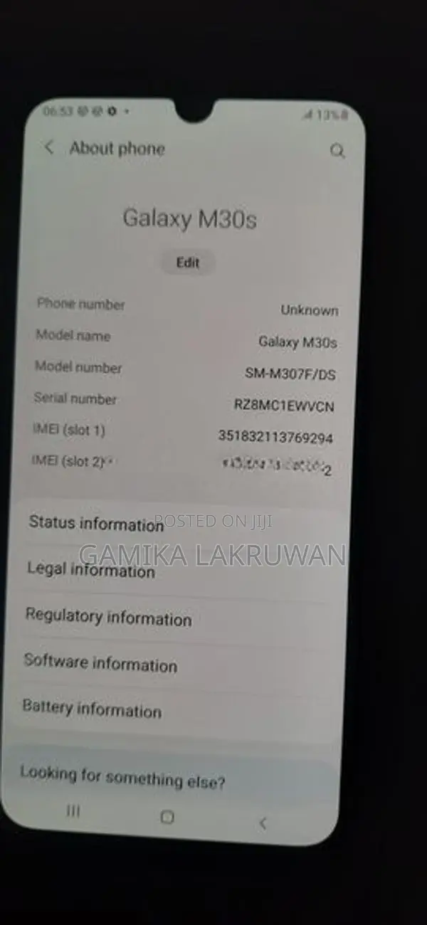 Samsung Galaxy M30 S (Used)