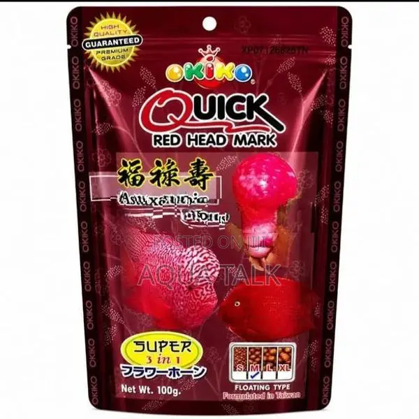 Okiko Flowerhone Fish Color Feed 100g
