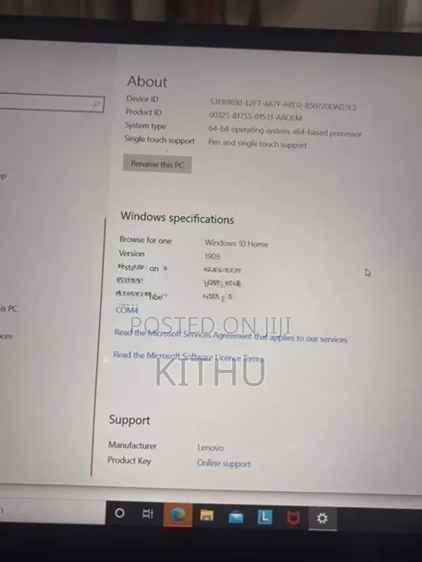 Lenovo 10th Gen Laptop