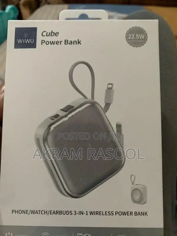 Wiwu Cube Power Bank 3in 1