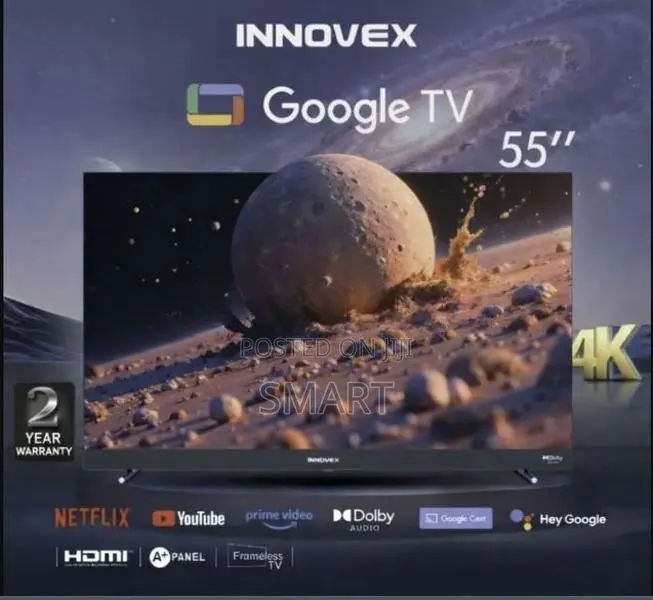 Innovex 55" HDMI | A+ Panel Frameless TV LED GOOGLE - ITVE55 GTV