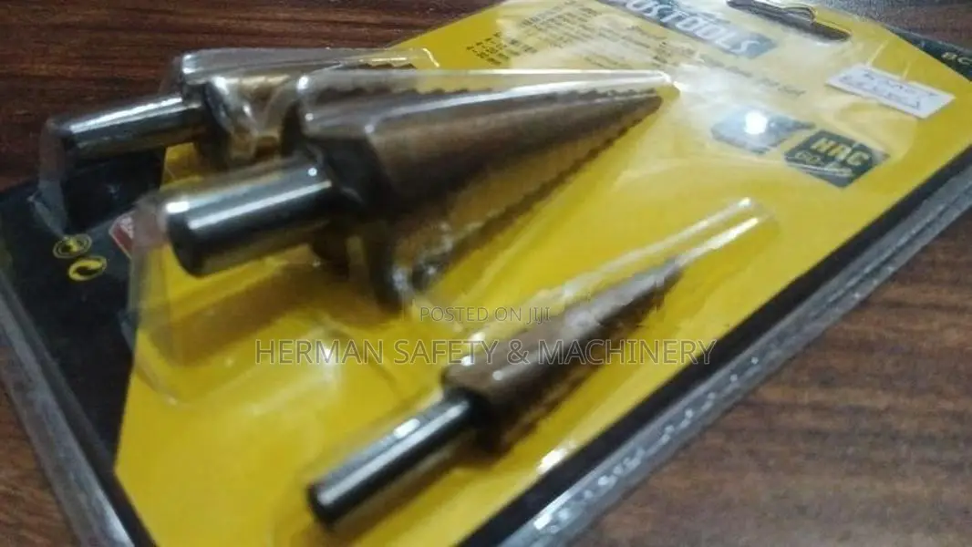 Uyustools 3-Piece HSS step Drill Bit Set Herman Ht 0742