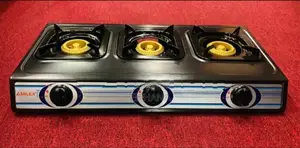 Amilex Nonstick 3 Burner Gas Cooker