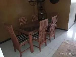 Dining Table with Sofa Set