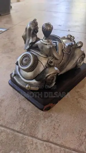 Vintage Antique Couple Car