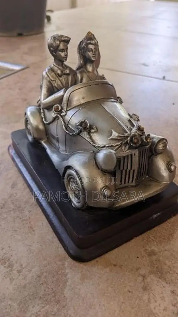 Vintage Antique Couple Car