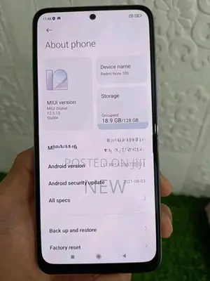 Xiaomi Redmi Note 10s 128GB (Used)