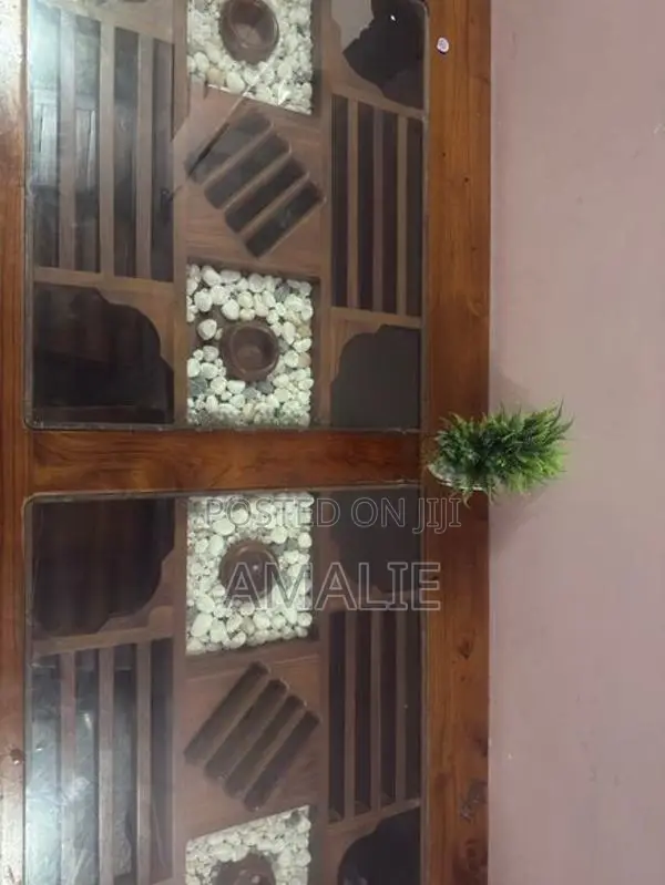 Wooden Table with 4 Characters