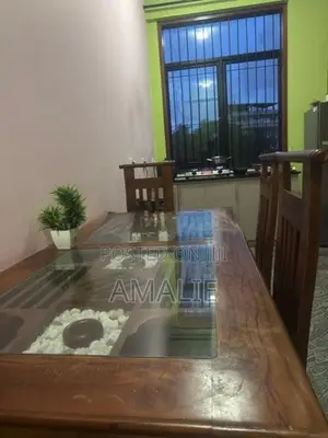 Wooden Table with 4 Characters