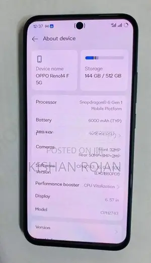 Oppo Reno 14 F 5G (Used)
