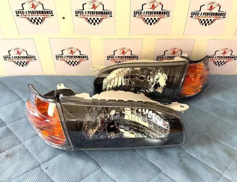 Toyota Corolla AE110/AE111 JDM Black Headlight Set