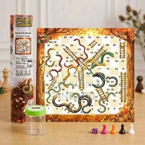 Snakes & Ladders Game Board