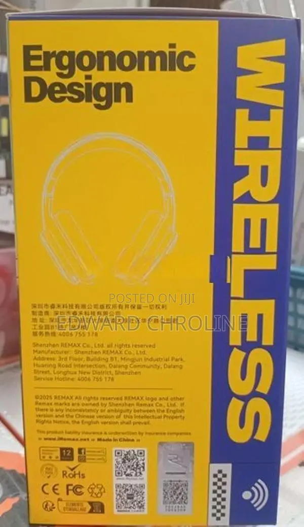 REMAX RB-100HB Wireless Foldable Headphones