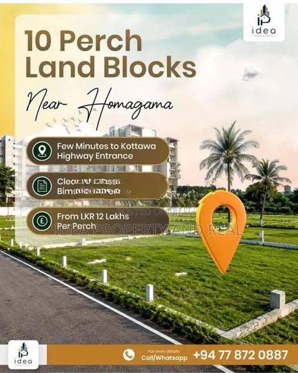 (SDL-479) Valuable Residential / commercial Land for Sale in Homagama