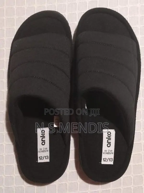 Black Anko Men’s Slip-On Shoes
