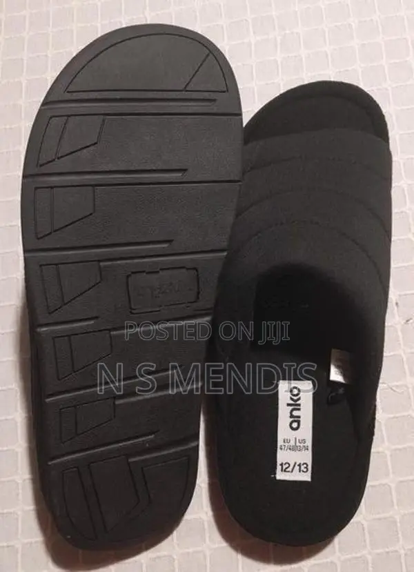 Black Anko Men’s Slip-On Shoes