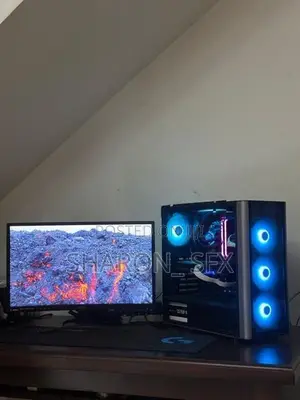 Gaming PC with Monitor Full Setup