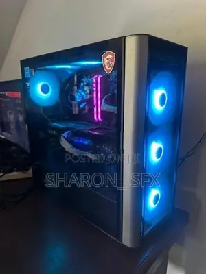 Gaming PC with Monitor Full Setup