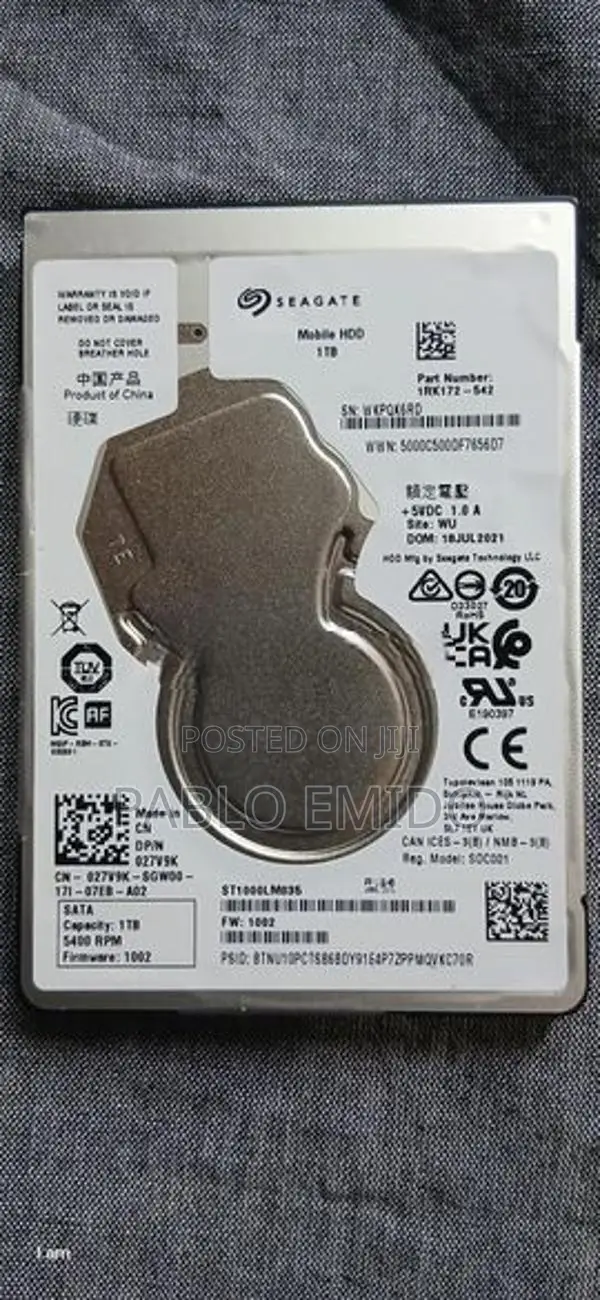 Seagate 1TB Hard Disk