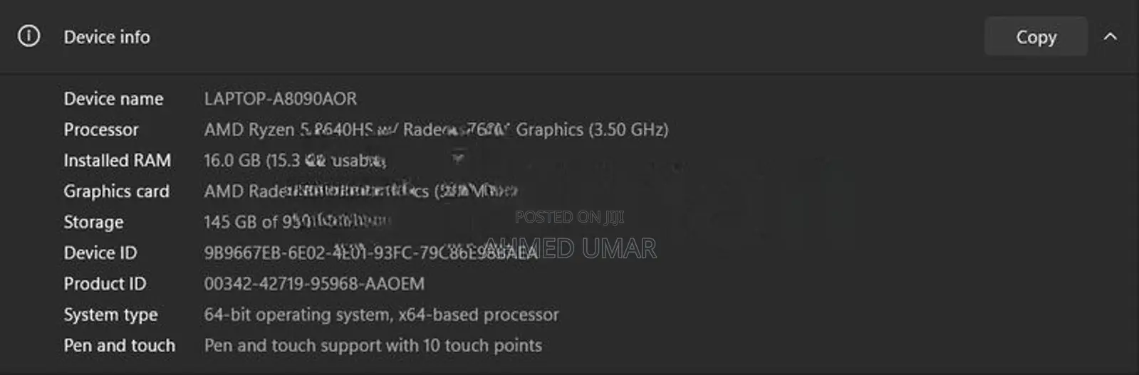 Lenovo Yoga 7 Laptop
