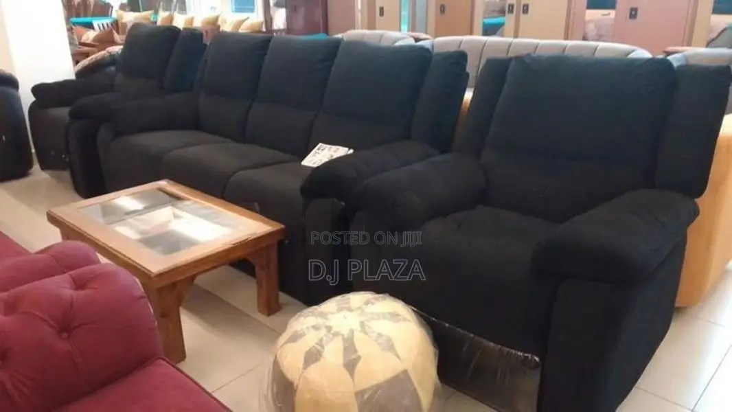 Black Recliner Full Set