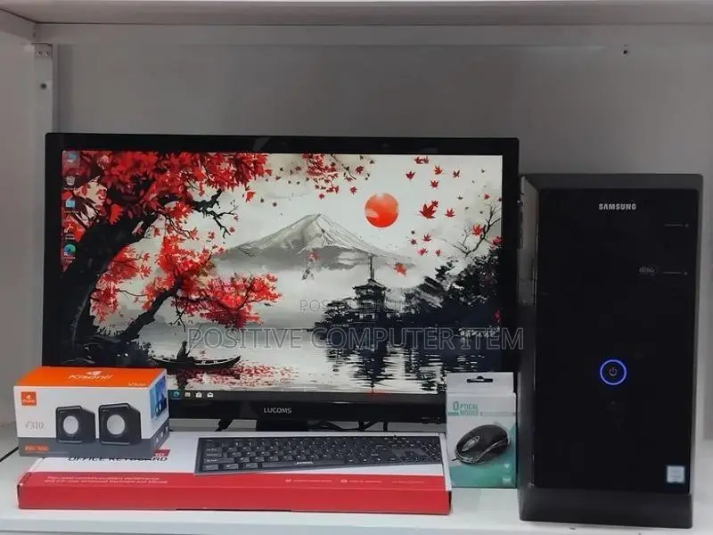 Samsung i5 4TH GEN_22" LED Slim Monitor Full Set