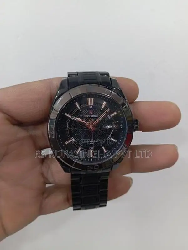 Naviforce Black Hand Watch