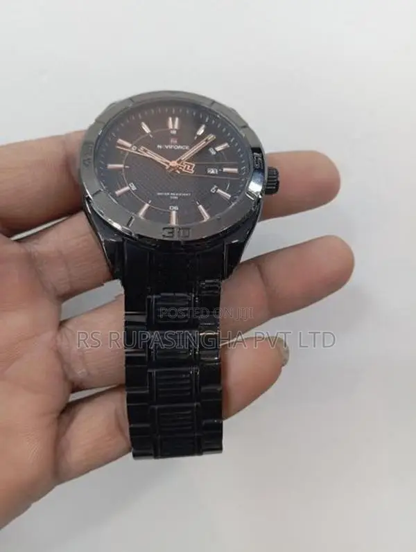 Naviforce Black Hand Watch