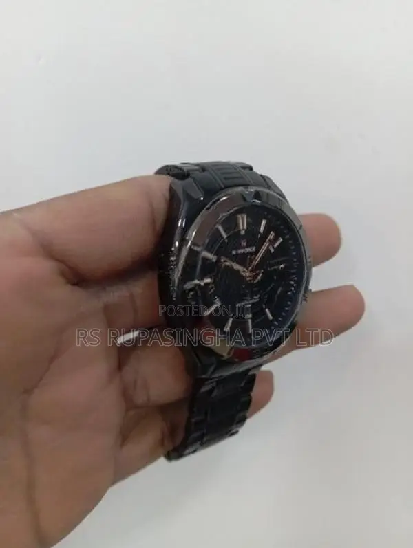 Naviforce Black Hand Watch