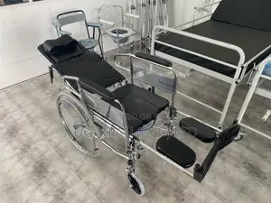 Full Option Wheelchair with Commode.