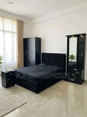 New Black Luxury Bedroom Set 6*5 Ft Queen Size