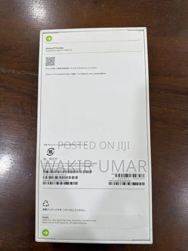 Apple iPhone 17 Pro Max Japan Version (Brand New)
