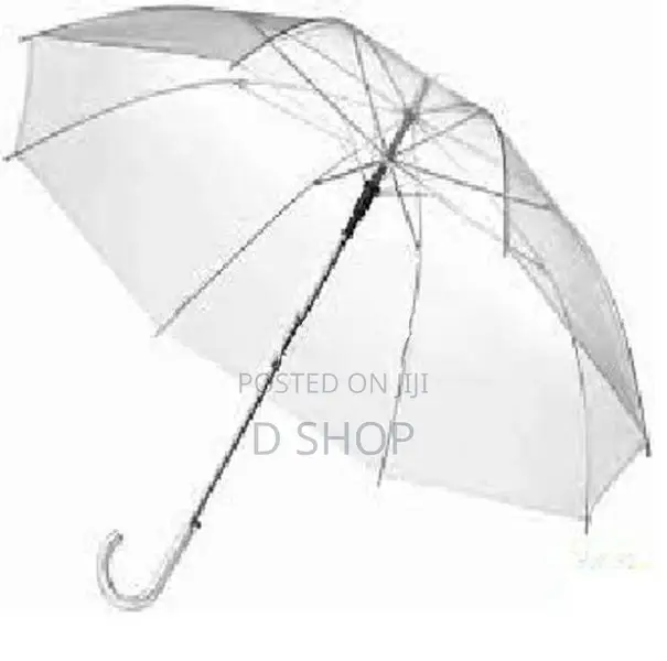 Transparent Umbrella - White