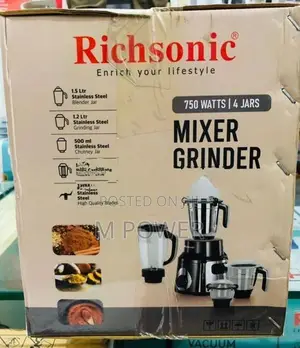 Richsonic Mixer Grinder 750W – (RSMG-2045)