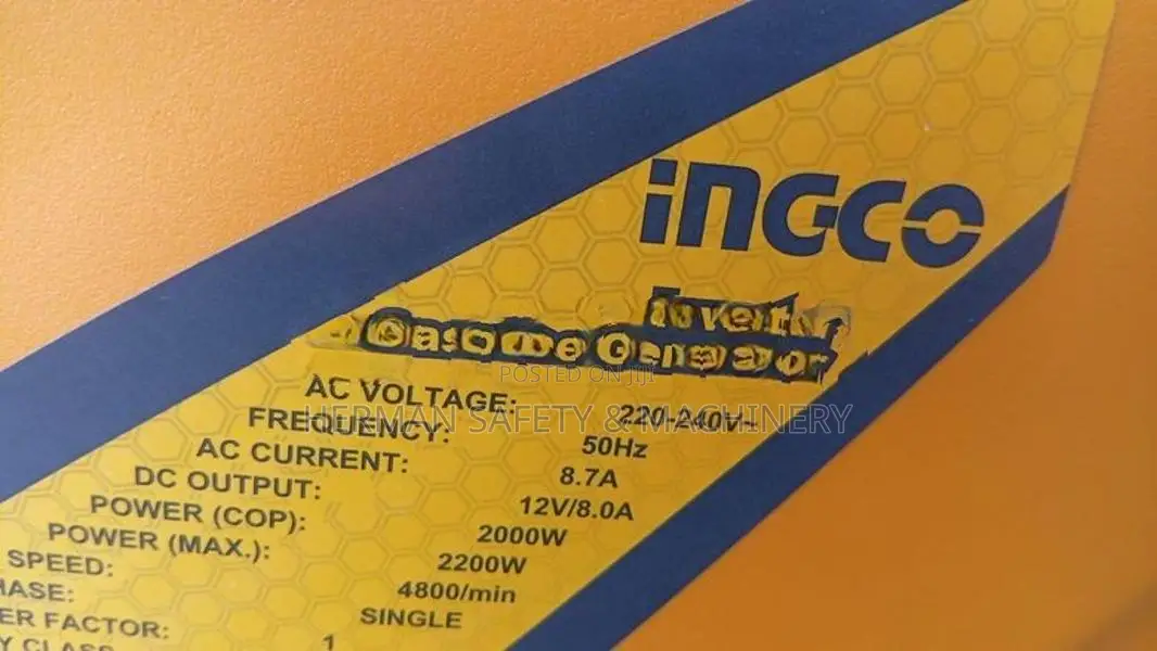 Ingco Inverter Gasoline Generator Herman Ht 0783
