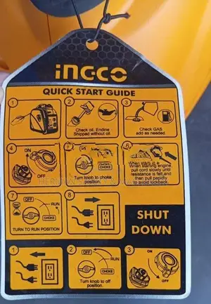 Ingco Inverter Gasoline Generator Herman Ht 0783