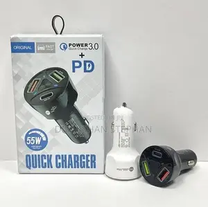 55W USB Car Charger