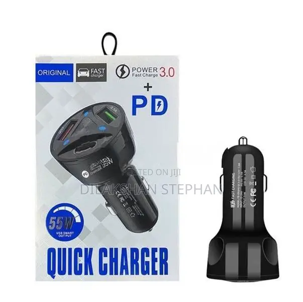 55W USB Car Charger