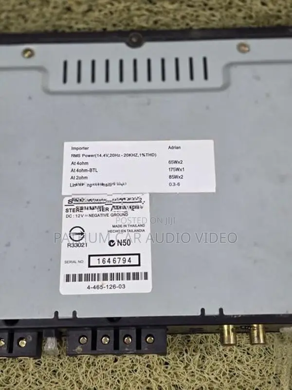500W 2CH Amplifier SONY