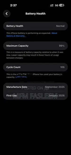 Apple iPhone 17 Pro Max (Used)
