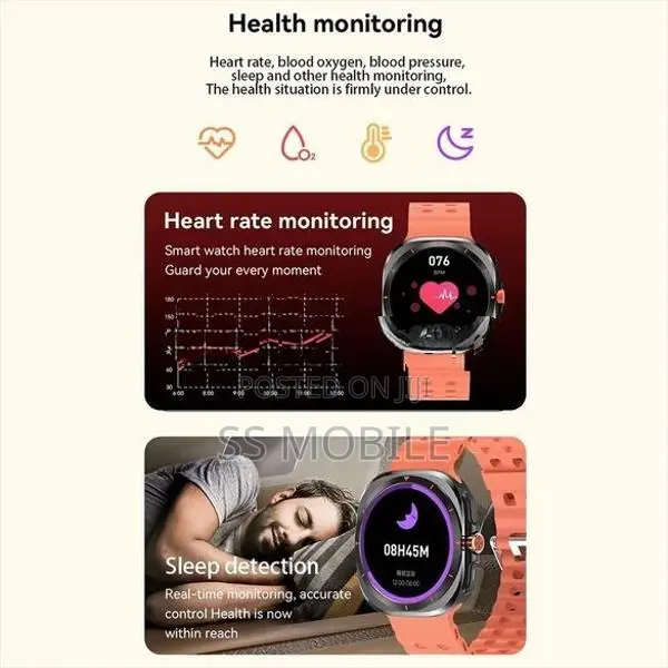 LAXASFIT GT7 Ultra Bluetooth Calling Pedometer Stylish Smartwatch