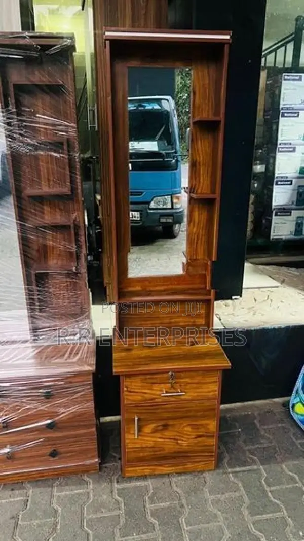 New 1 Door Modern Melamine Dressing Table