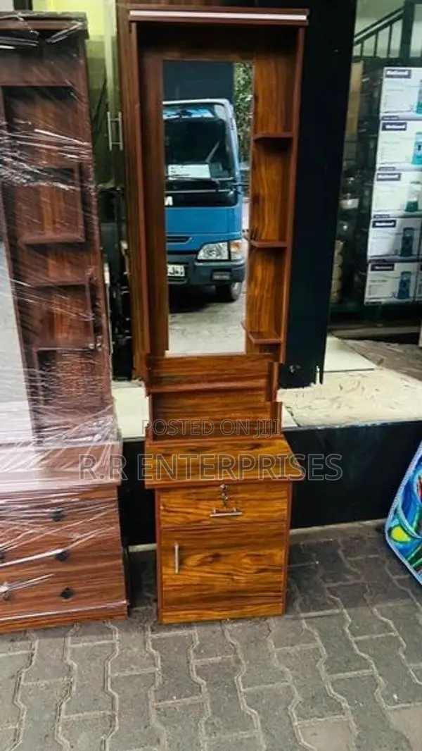 New 1 Door Modern Melamine Dressing Table