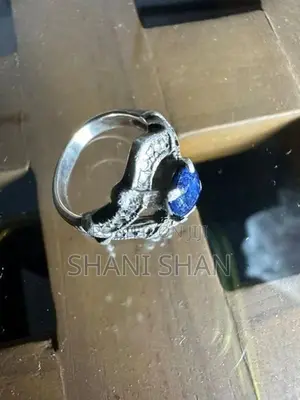 Blue Sapphire Silver Ring