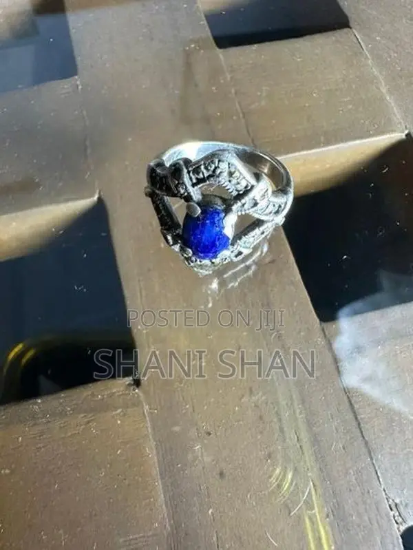 Blue Sapphire Silver Ring