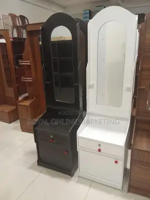 White and Black Dressing Table (D-17)