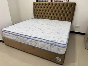 Queen Size Divan Bed with Spring Mattress (g-17)