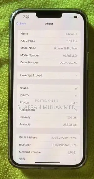 Apple iPhone 13 Pro Max 256GB (Used)
