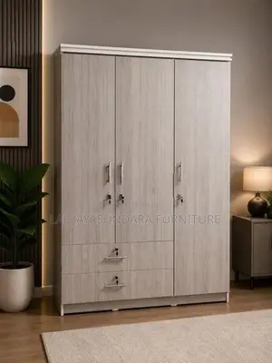3 Door Melamine Cupboard