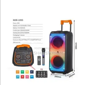 NDR-1095 Wireless Trolley Bluetooth Speaker